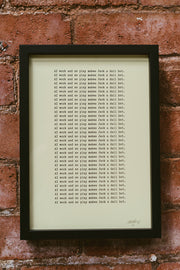 AI Work (Show Print)