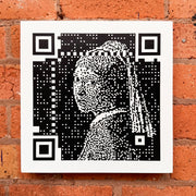 Girl with a Pearl Earring QR Painting